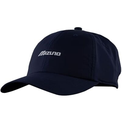 Mizuno Unisex Vintage verstelbare golfhoed, uniseks, marineblauw, eenheidsmaat Mizuno Unisex Vintage verstelbare golfhoed, uniseks, marineblauw, eenheidsmaat