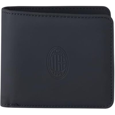 ACM 1899 AC Milan, Portemonnee, officieel product, uniseks, volwassenen, zwart, eenheidsmaat, Zwart, Eén maat ACM 1899 AC Milan, Portemonnee, officieel product, uniseks, volwassenen, zwart, eenheidsmaat, Zwart, Eén maat