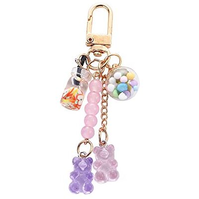Generic Sleutelhanger voor dames, Paars, Eén maat, Modern Generic Sleutelhanger voor dames, Paars, Eén maat, Modern