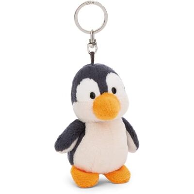 NICI 61854 Sleutelhanger pinguïn, 10 cm, grijs, trouwe metgezel voor rugzak of tas, sleutelhouder voor klein en groot NICI 61854 Sleutelhanger pinguïn, 10 cm, grijs, trouwe metgezel voor rugzak of tas, sleutelhouder voor klein en groot
