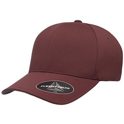 Flexfit /Yupoong Naadloze getailleerd Delta Cap Hoed voor heren, Kastanjebruin, L/XL Flexfit /Yupoong Naadloze getailleerd Delta Cap Hoed voor heren, Kastanjebruin, L/XL