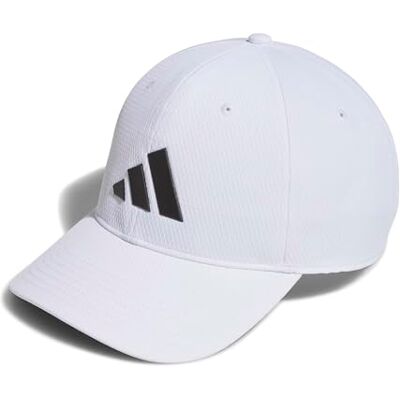 adidas Hombre MENS TOUR SNAPBACK HAT, white, M-L adidas Hombre MENS TOUR SNAPBACK HAT, white, M-L