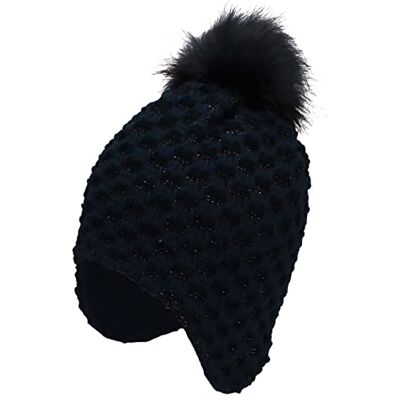Sterntaler Meisjes Inka ruitpatroon muts, marine, 49 Sterntaler Meisjes Inka ruitpatroon muts, marine, 49