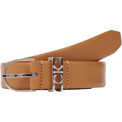 Calvin Dames CK Loop RND gesp riem 2.5CM K60K612362 vast, bruin (leeuw), 70, Bruin (Leeuw), 70 Calvin Dames CK Loop RND gesp riem 2.5CM K60K612362 vast, bruin (leeuw), 70, Bruin (Leeuw), 70