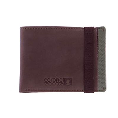 Coronel Tapiocca Coronel Tapioca herenportemonnee van leer, casual portemonnee voor heren, met kaarthouder, grote inhoud, Bruin, 8,3 x 11, Aitor Coronel Tapiocca Coronel Tapioca herenportemonnee van leer, casual portemonnee voor heren, met kaarthouder, grote inhoud, Bruin, 8,3 x 11, Aitor