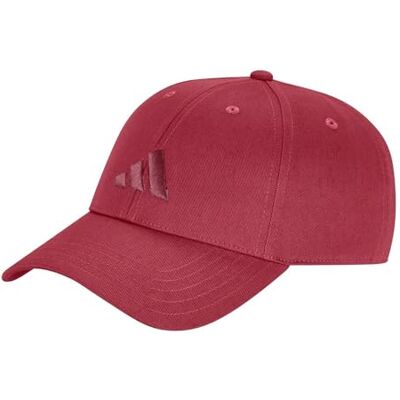 adidas Unisex adulto BASEBALL CAP COTTON NEW LOGO, active maroon/collegiate burgundy, XXS-XS adidas Unisex adulto BASEBALL CAP COTTON NEW LOGO, active maroon/collegiate burgundy, XXS-XS