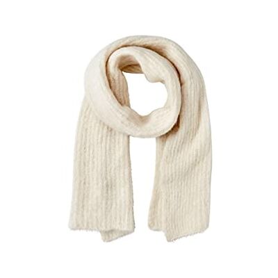 PIECES Dames PCBERA Wool Long Scarf NOOS Sjaal, Cloud Dancer, One Size PIECES Dames PCBERA Wool Long Scarf NOOS Sjaal, Cloud Dancer, One Size