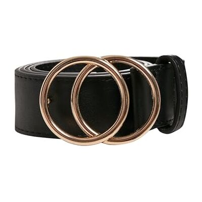 Urban Classics Uniseks riemring gesp riem dames en heren, zwart (Black 00007), M Urban Classics Uniseks riemring gesp riem dames en heren, zwart (Black 00007), M