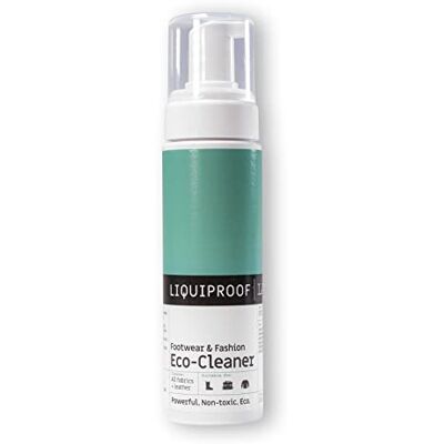 Liquiproof LABS Footwear & Fashion Eco Cleaner 200ml een geconcentreerde milieuvriendelijke reiniger. Reinigt, voorwaarden en verwijdert vlekken van alle soorten stoffen en textiel. 100% natuurlijke Liquiproof LABS Footwear & Fashion Eco Cleaner 200ml een geconcentreerde milieuvriendelijke reiniger. Reinigt, voorwaarden en verwijdert vlekken van alle soorten stoffen en textiel. 100% natuurlijke