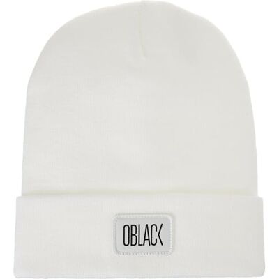Oblack Muts voor dames en heren, volwassenen, beanie, winterhoeden (uniseks), Wit, Eén maat Oblack Muts voor dames en heren, volwassenen, beanie, winterhoeden (uniseks), Wit, Eén maat