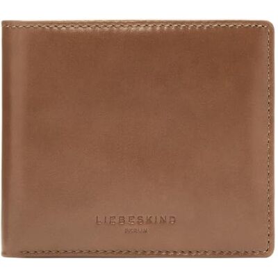 LIEBESKIND BERLIN Leren portemonnee Noah Wallet Sepia Lichtbruin LIEBESKIND BERLIN Leren portemonnee Noah Wallet Sepia Lichtbruin