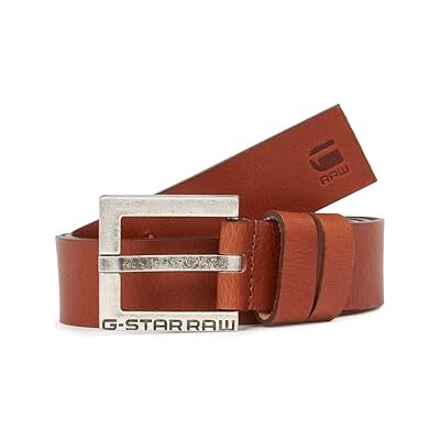 G-STAR RAW New Duko herenriem, Meerkleurig (Antic Silver/Cognac D23106-3127-4678), 90 G-STAR RAW New Duko herenriem, Meerkleurig (Antic Silver/Cognac D23106-3127-4678), 90