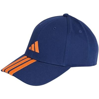 adidas Unisex adulto BBALL 3S CAP NEW LOGO, dark blue/Pure Orange, XS-S adidas Unisex adulto BBALL 3S CAP NEW LOGO, dark blue/Pure Orange, XS-S