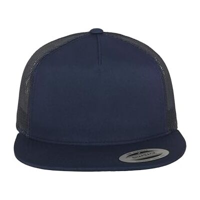 Flexfit Unisex Classic Trucker Cap, dames en heren, verkrijgbaar in 4 kleuren, eenheidsmaat, Donkerblauw, One size Flexfit Unisex Classic Trucker Cap, dames en heren, verkrijgbaar in 4 kleuren, eenheidsmaat, Donkerblauw, One size