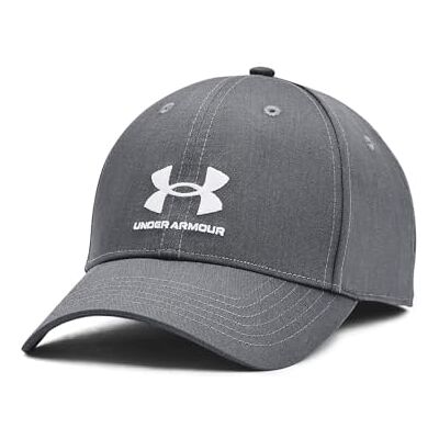 UNDER ARMOUR Verstelbare hoed met lockup voor heren, (012) Pitch Grijs / / Wit, one size UNDER ARMOUR Verstelbare hoed met lockup voor heren, (012) Pitch Grijs / / Wit, one size