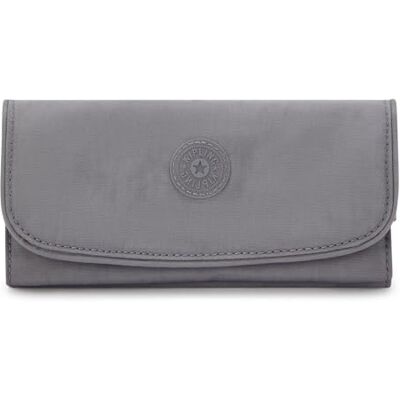 Kipling portemonnee Basic Money Land Wallet Inviting Grey grijs Kipling portemonnee Basic Money Land Wallet Inviting Grey grijs