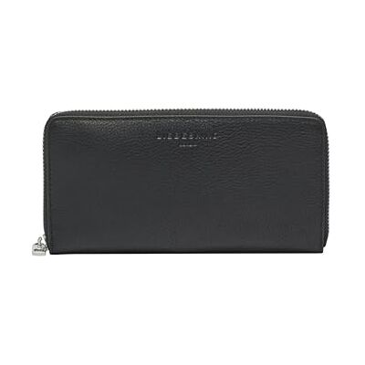 LIEBESKIND BERLIN Leren portemonnee Gigi Zip Around Wallet Black zwart LIEBESKIND BERLIN Leren portemonnee Gigi Zip Around Wallet Black zwart