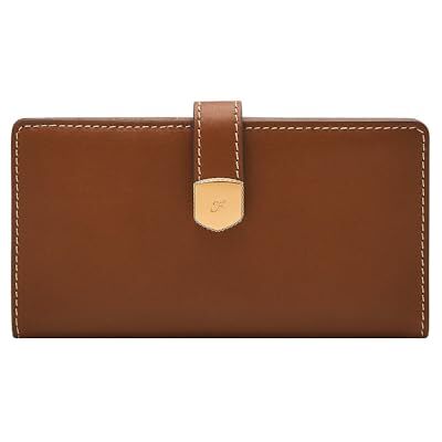 Fossil Lennox Leren of polyester portemonnee voor dames Fossil Lennox Leren of polyester portemonnee voor dames