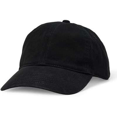 Amazon Essentials Honkbalpet van gewassen katoen voor dames, Zwart, one size Amazon Essentials Honkbalpet van gewassen katoen voor dames, Zwart, one size