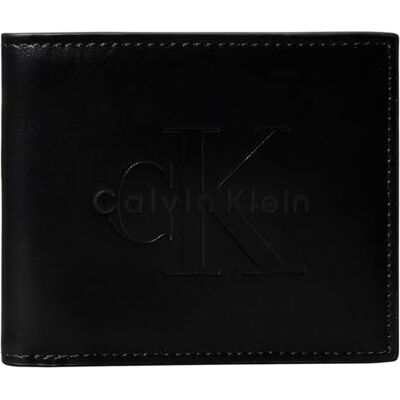 Calvin Heren Bold Billfold LV04D1155G, zwart, één maat Calvin Heren Bold Billfold LV04D1155G, zwart, één maat