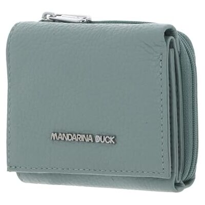 Mandarina Duck Mellow Leather Wallet, reisaccessoires dames portemonnee, eenheidsmaat, Iceberg Green, Eén maat Mandarina Duck Mellow Leather Wallet, reisaccessoires dames portemonnee, eenheidsmaat, Iceberg Green, Eén maat