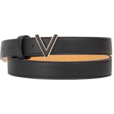 Valentino riem Glow Belt W85 Nero/Oro zwart inkortbaar Valentino riem Glow Belt W85 Nero/Oro zwart inkortbaar
