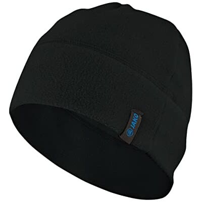JAKO Fleecemuts, Uniseks-Volwassene, Zwart, L-XL JAKO Fleecemuts, Uniseks-Volwassene, Zwart, L-XL