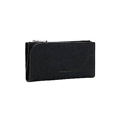 Desigual Dames Mone_Dejavu INES Bi-Fold Wallet, zwart, 18.5 Desigual Dames Mone_Dejavu INES Bi-Fold Wallet, zwart, 18.5