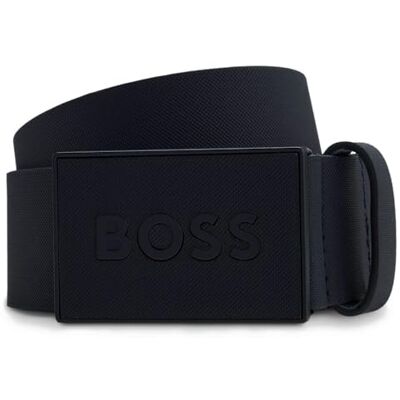 Boss heren riem, Donkerblauw, 115 Boss heren riem, Donkerblauw, 115