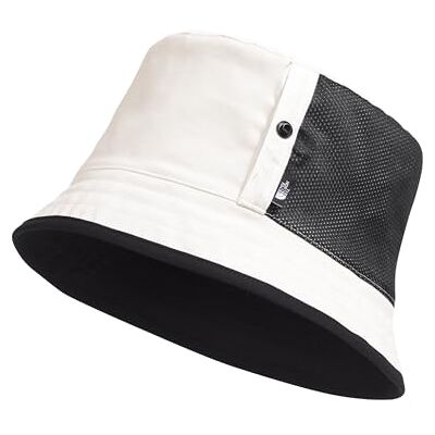 THE NORTH FACE Uniseks Class V Reversible Bucket Hoed White Dune/Tnf Black L/XL THE NORTH FACE Uniseks Class V Reversible Bucket Hoed White Dune/Tnf Black L/XL