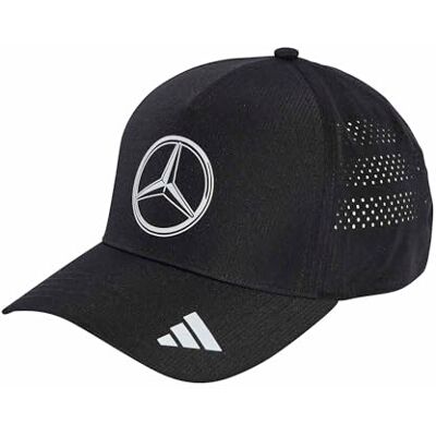 adidas Uniseks-Volwassen MERCEDES AMG PETRONAS FORMULA ONE TEAM MECHANICS CLIMACOOL TRUCKER CAP, black/REFLECTIVE SILVER, S adidas Uniseks-Volwassen MERCEDES AMG PETRONAS FORMULA ONE TEAM MECHANICS CLIMACOOL TRUCKER CAP, black/REFLECTIVE SILVER, S