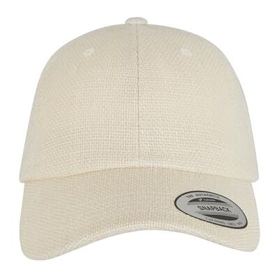 Flexfit Dad Jute Cap, gebroken wit, One size Flexfit Dad Jute Cap, gebroken wit, One size