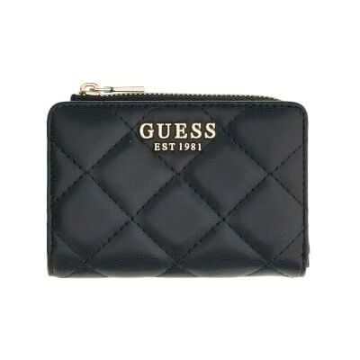GUESS portemonnee Juliet SLG Zip Around Card Case Black zwart GUESS portemonnee Juliet SLG Zip Around Card Case Black zwart