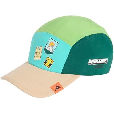 adidas Unisex niños MINECRAFT YOUTH CAP, collegiate green/semi lucid lime/semi mint rush/magic beige, XS-S adidas Unisex niños MINECRAFT YOUTH CAP, collegiate green/semi lucid lime/semi mint rush/magic beige, XS-S