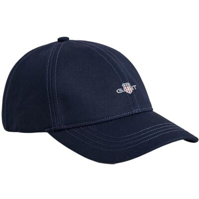 GANT Unisex Kids Shield Cotton Twill Cap Baseballpet, evening blue, S-M GANT Unisex Kids Shield Cotton Twill Cap Baseballpet, evening blue, S-M