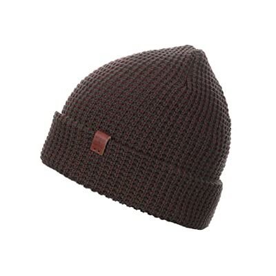 Bickley & Mitchell BICKLEY + MITCHELL Heren Two Color Waffle Gestructureerde Mens 1010-01-12-78 Beanie Hoed, Bourgondië, One Size Bickley & Mitchell BICKLEY + MITCHELL Heren Two Color Waffle Gestructureerde Mens 1010-01-12-78 Beanie Hoed, Bourgondië, One Size