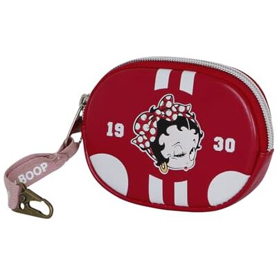 Betty Boop Varsity-Pill portemonnee voor munten, bordeaux, 12 x 8,5 cm, Bourgondi , Eén maat, Pil Portemonnee Betty Boop Varsity-Pill portemonnee voor munten, bordeaux, 12 x 8,5 cm, Bourgondi , Eén maat, Pil Portemonnee