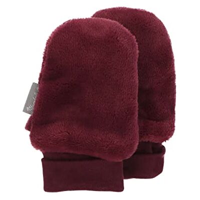 Sterntaler Baby Teddy Bont Wanten Handschoen, Magenta, 1 Sterntaler Baby Teddy Bont Wanten Handschoen, Magenta, 1