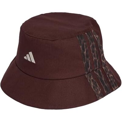 adidas Unisex adulto SPORTSWEAR CLASSIC GRAPHIC BUCKET, shadow brown/earth strata, S-M adidas Unisex adulto SPORTSWEAR CLASSIC GRAPHIC BUCKET, shadow brown/earth strata, S-M