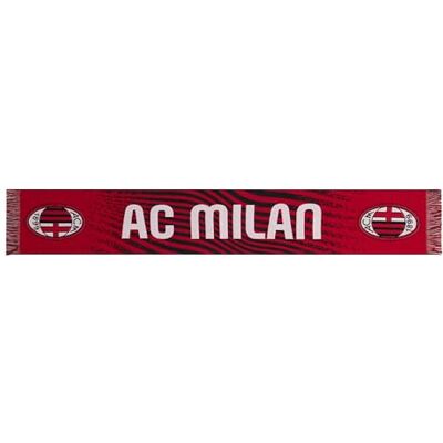 A.C. Milan AC Milan AC Milan Officiële sjaal, grafisch 2300251, jacquard, gebreid jacquard, acryl, rood, zwart, eenheidsmaat A.C. Milan AC Milan AC Milan Officiële sjaal, grafisch 2300251, jacquard, gebreid jacquard, acryl, rood, zwart, eenheidsmaat