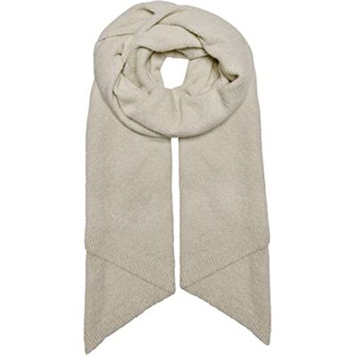 ONLY Dames Onlanelise Life Knit Lurex Scarf Cc sjaal (pak van 100), Cloud Dancer/Detail:Gold LUREX, One Size ONLY Dames Onlanelise Life Knit Lurex Scarf Cc sjaal (pak van 100), Cloud Dancer/Detail:Gold LUREX, One Size