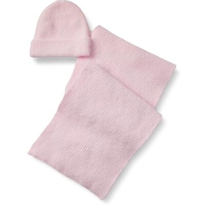 Amazon Essentials (Demi's Pick) Faux Mohair Sjaal & Hoed Set voor volwassenen, uniseks, Pastel Lila, one size Amazon Essentials (Demi's Pick) Faux Mohair Sjaal & Hoed Set voor volwassenen, uniseks, Pastel Lila, one size