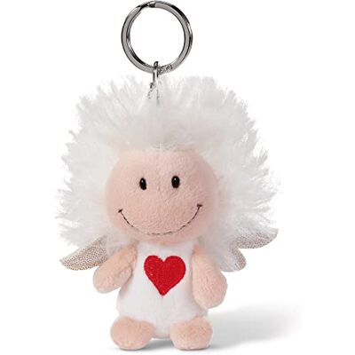 NICI Sleutelhanger beschermengel met hart en glittervleugels 7 cm – geluksbrenger engel I engel sleutelhanger voor sleutelhanger, sleutelhanger & sleutelketting – 46121 NICI Sleutelhanger beschermengel met hart en glittervleugels 7 cm – geluksbrenger engel I engel sleutelhanger voor sleutelhanger, sleutelhanger & sleutelketting – 46121