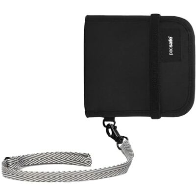 Pacsafe RFIDsafe V100, blokkerende geldgordel met RFID-diefstalbeveiliging Pacsafe RFIDsafe V100, blokkerende geldgordel met RFID-diefstalbeveiliging