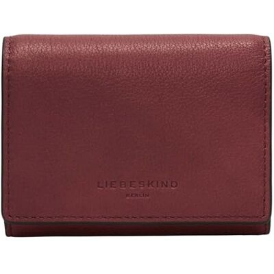 LIEBESKIND BERLIN portemonnee LOU 2 3D Leather Louisa Wallet Berry wijnrood LIEBESKIND BERLIN portemonnee LOU 2 3D Leather Louisa Wallet Berry wijnrood
