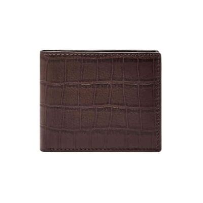 Fossil Derrick Leren of Polyester Reisset voor Mannen Fossil Derrick Leren of Polyester Reisset voor Mannen