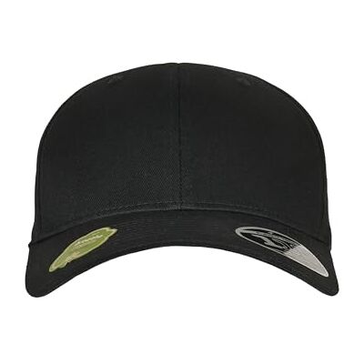 Flexfit Unisex 110 Organic Cap Baseballpet, zwart, één maat Flexfit Unisex 110 Organic Cap Baseballpet, zwart, één maat