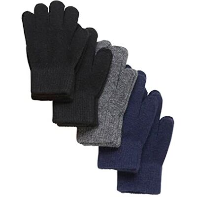 Celavi Unisex Kids Magic Gloves 5-Pack Mittens, Black, 7, zwart Celavi Unisex Kids Magic Gloves 5-Pack Mittens, Black, 7, zwart