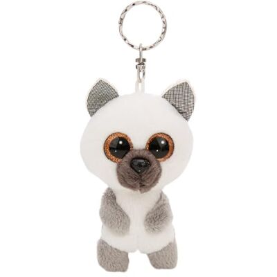 NICI Sleutelhanger GLUBSCHIS Lemur King Lou 9 cm wit – dierenhanger met metalen ring om op te hangen aan sleutels, touw, tas en meer NICI Sleutelhanger GLUBSCHIS Lemur King Lou 9 cm wit – dierenhanger met metalen ring om op te hangen aan sleutels, touw, tas en meer