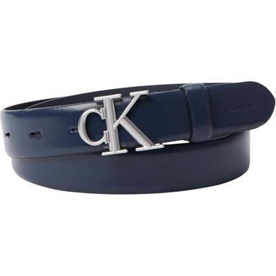Calvin Vrouwen Ronde Ck Gesp 30Mm Riem Gladde LV04F7074G Riemen, BLAUW, 110 Calvin Vrouwen Ronde Ck Gesp 30Mm Riem Gladde LV04F7074G Riemen, BLAUW, 110